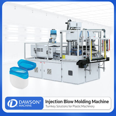 Automatic 50ml-250ml Wide Mouth Jar Injection Blow Molding Machine voor PP PE Cosmetic Containers