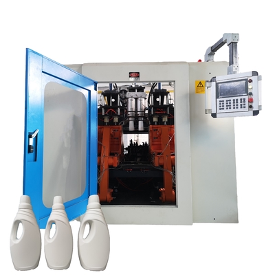 Diverse 4 Liter Automatische Plastic Slag het Vormen Machine5.5kw Dubbele Post